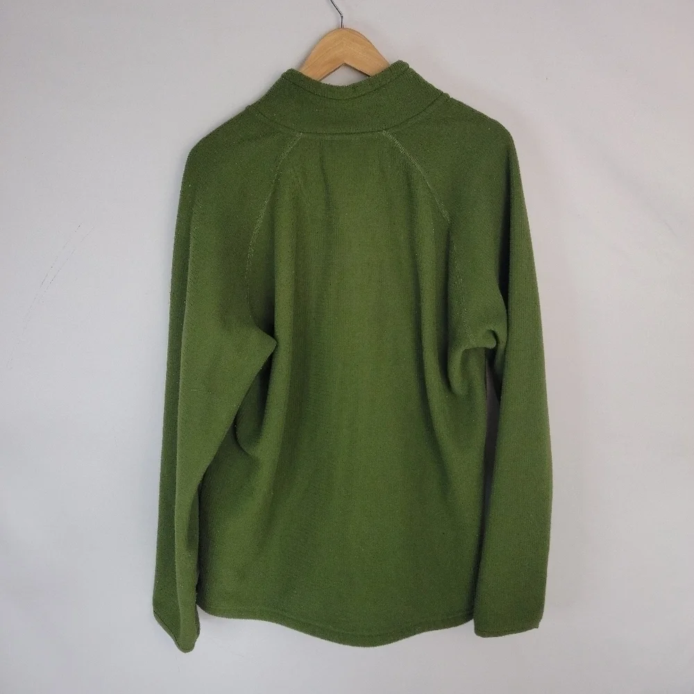 Mens Medium Fleece North Face Quarterzip